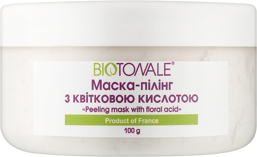 Маска-пилинг с цветочной кислотой - Biotonale Peeling Mask Floral Acid — фото N1