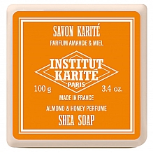 Набор - Institut Karite Shea Soap Trio Lemon Verbena, Almond & Honey and Lavender (soap/100g + soap/100g + soap/100g) — фото N3