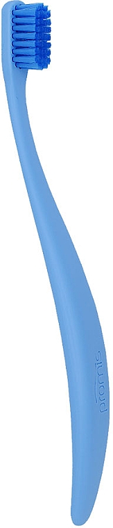 Зубна щітка з м'якою щетиною, блакитна - Promis — фото N1