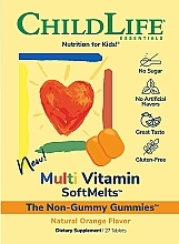 Парфумерія, косметика Мультивітаміни з апельсиновим смаком - Child Life Multi Vitamin SoftMelts