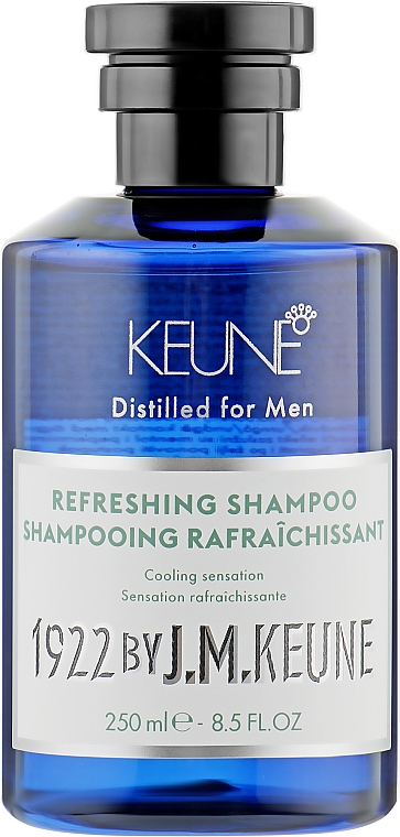 Шампунь для мужчин "Освежающий" - Keune 1922 Refreshing Shampoo Distilled For Men — фото N1