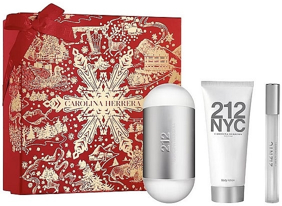 Carolina Herrera 212 For Women - Набір (edt/100ml + b/lot/100ml) — фото N1