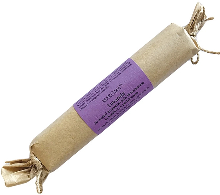 Пахощі натуральні "Лаванда" - Maroma Bambooless Incense Lavender — фото N1