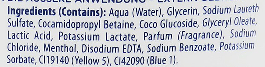 Жидкое мыло для интимной гигиены "Природная свежесть" - Felce Azzurra Menthol Intimate Wash — фото N3