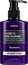 Кондиціонер для волосся "Білий мускус" - Kundal Honey & Macadamia Treatment White Musk — фото N3
