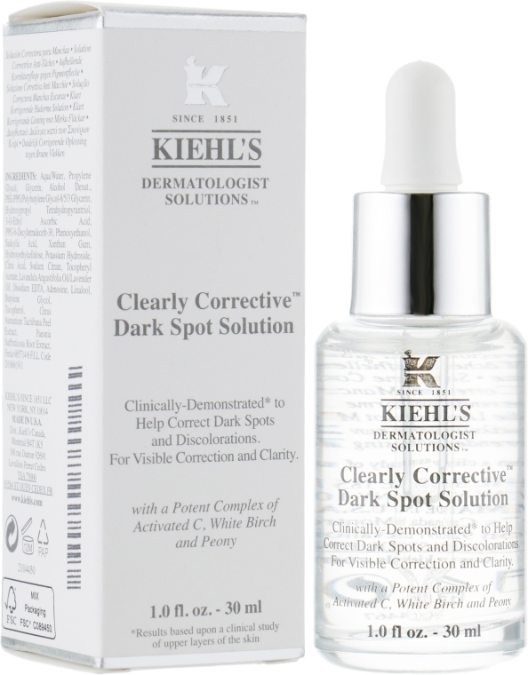 Сыворотка для ровного тона кожи - Kiehl's Clearly Corrective Dark Spot Solution — фото N1