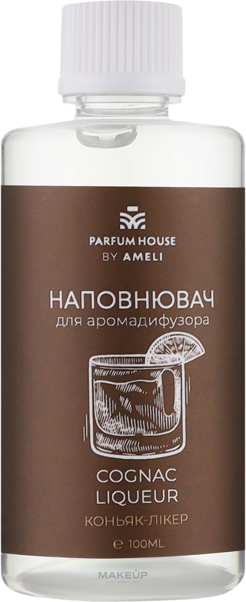 Наповнювач для дифузора "Коньяк лікер" - Parfum House by Ameli Cognac Liqueur — фото 100ml