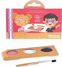 Набір для аквагриму для дітей - Namaki Fairy & Butterfly Face Painting Kit (f/paint/7,5g + brush/1pc + acc/2pcs) — фото N2