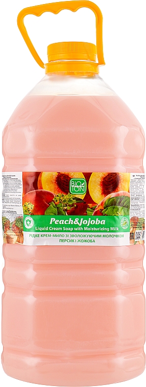 Рідке крем-мило "Персик і жожоба" - Bioton Cosmetics Active Fruits Peach & Jojoba Soap — фото N5