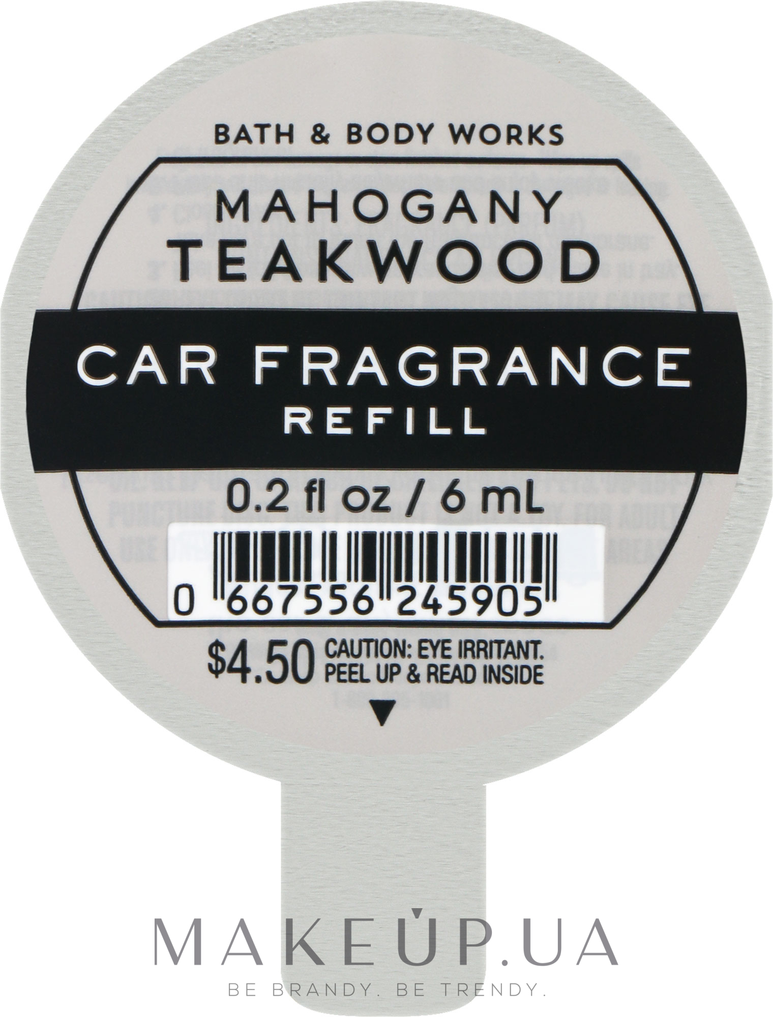 Ароматизатор для авто "Mahogany Teakwood" - Bath And Body Works Mahogany Teakwood Car Fragrance Refill (сменный блок)  — фото 6ml