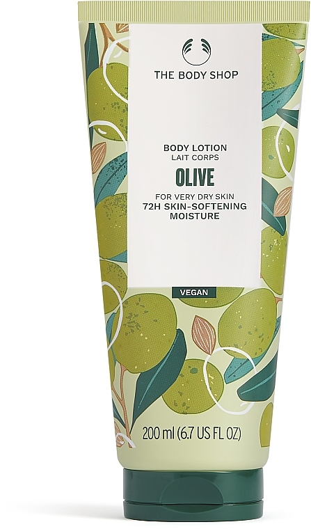 Лосьйон для тіла "Оливка" - The Body Shop Olive Nourishing Body Lotion Vegan — фото N1