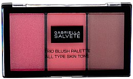 Духи, Парфюмерия, косметика Палетка румян - Gabriella Salvete Trio Blush Palette