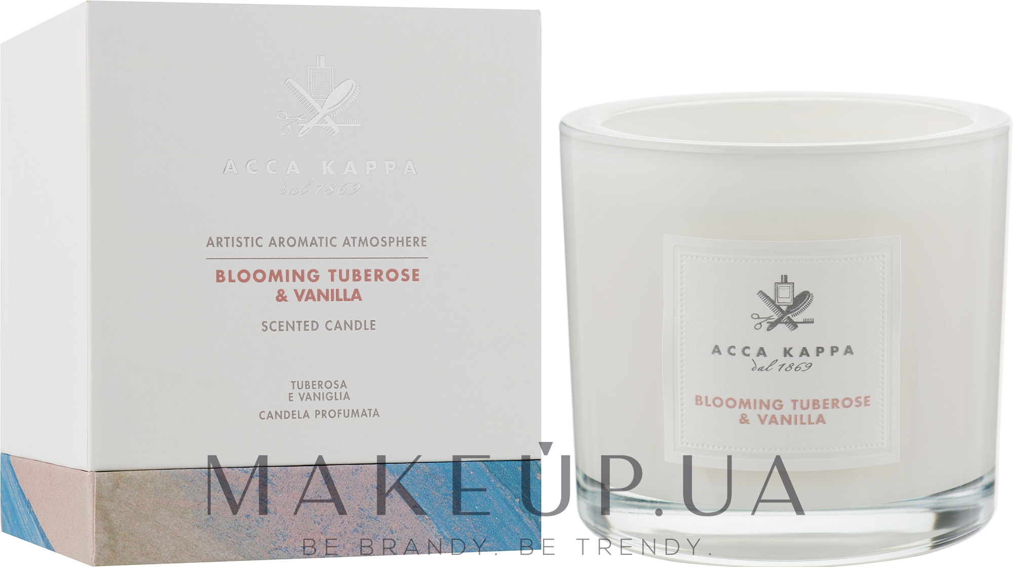 Ароматическая свеча "Tuberose and Vanilla" - Acca Kappa Scented Candle  — фото 180g