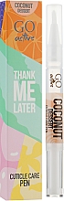 Парфумерія, косметика Масло для кутикули - GO Active Thank Me Later Coconut Dessert Cuticle Care Pen