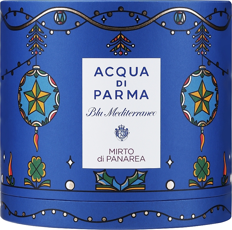 Acqua Di Parma Blu Mediterraneo Mirto Di Panarea Holiday Collection Gift Set - Набор (edc/75ml + b/wash/40ml + b/lot/40ml) — фото N1