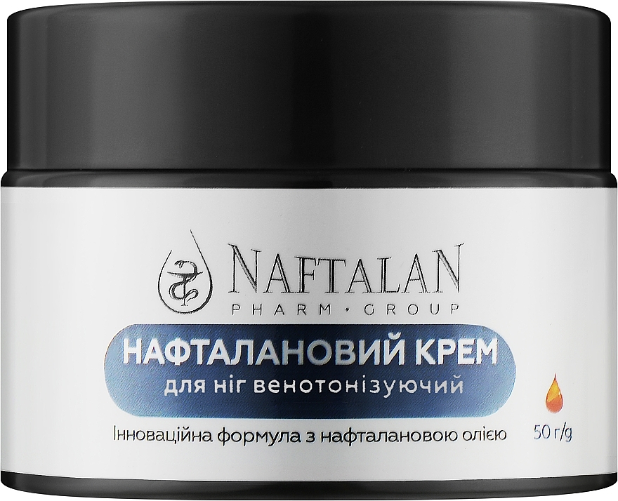 Нафталановый крем для ног венотонизирующий - Naftalan Pharm Group — фото N1