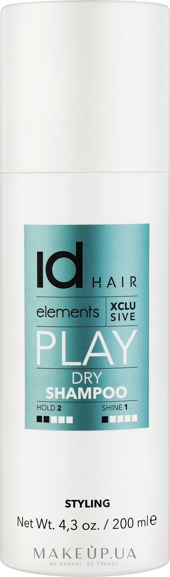 Сухой шампунь для волос - idHair Elements Xclusive Play Dry Shampoo Hold 2 — фото 200ml