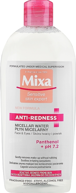 Мицеллярная вода для чувствительной кожи - Mixa Sensitive Skin Expert Micellar Water — фото N1