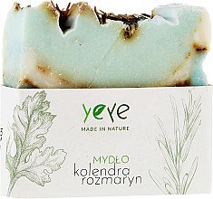 Парфумерія, косметика Мило 100% натуральне "Коріандр та розмарин" - Yeye Natural Coriander and Rosemary Soap