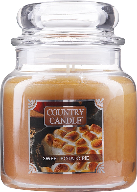 Ароматическая свеча в банке - Country Candle Sweet Potato Pie — фото N1