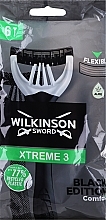 Набір одноразових станків для гоління, 6 шт. - Wilkinson Sword Xtreme 3 Black Edition — фото N1