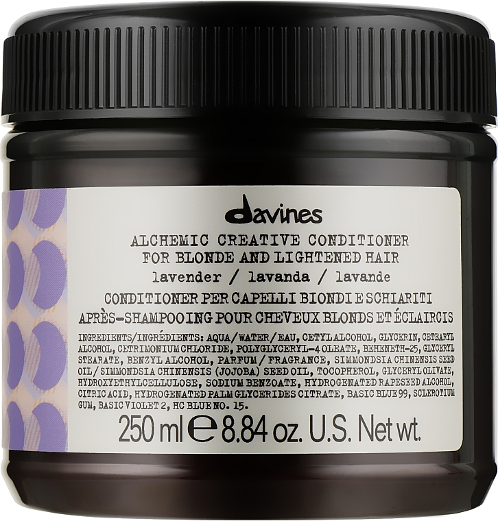Кондиционер для натуральных и окрашенных волос (лаванда) - Davines Alchemic Conditioner Lavender  — фото N1