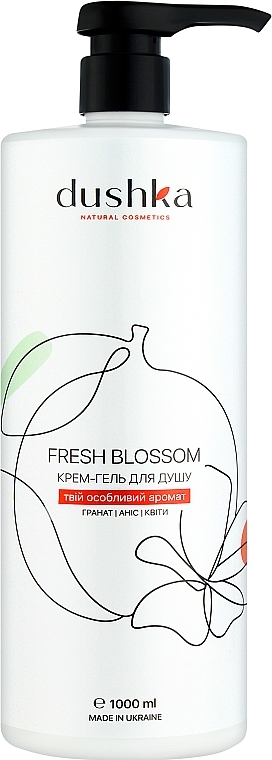 Крем-гель для душу - Dushka Fresh Blossom Shower Cream-Gel — фото N1