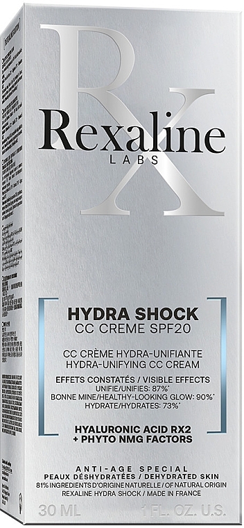 Суперувлажняющая вуаль с тональным эффектом - Rexaline Hydra 3D Hydra-Divine SPF20 — фото N5