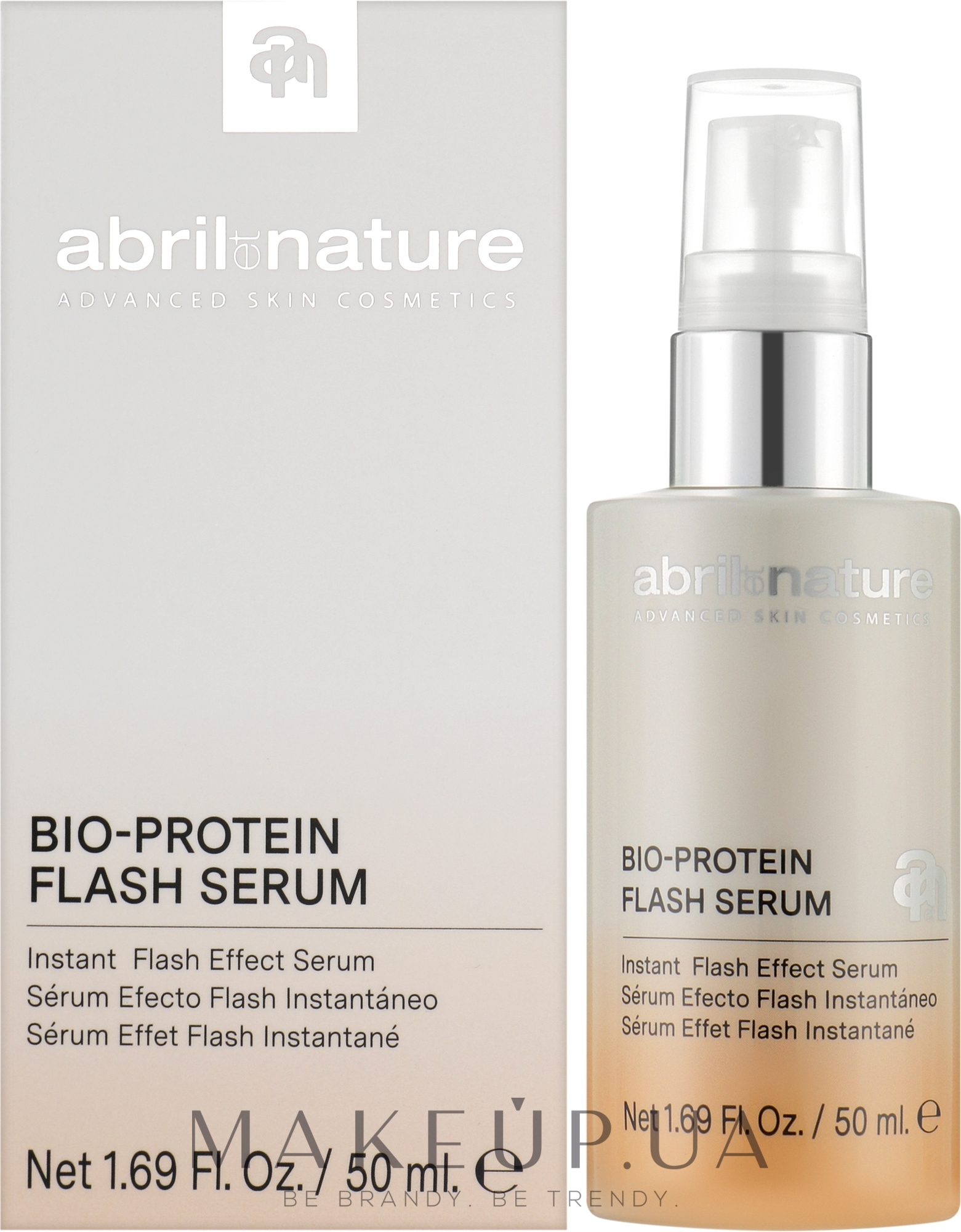 Біопротеїнова флеш-сироватка для обличчя - Abril et Nature Bio Protein Flash Serum — фото 50ml