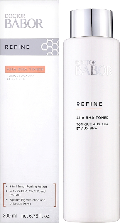 Тонік з AHA- та BHA-кислотами для обличчя - Babor Doctor Babor Refine AHA BHA Toner — фото N2