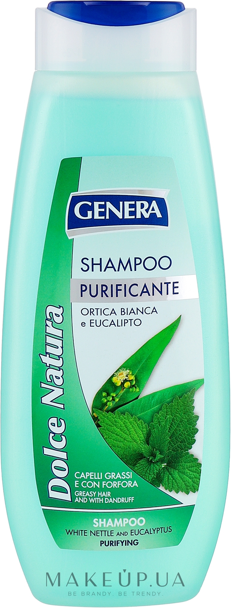 Шампунь для волос "Крапива и эвкалипт" - Genera Dolce Natura Shampoo — фото 500ml