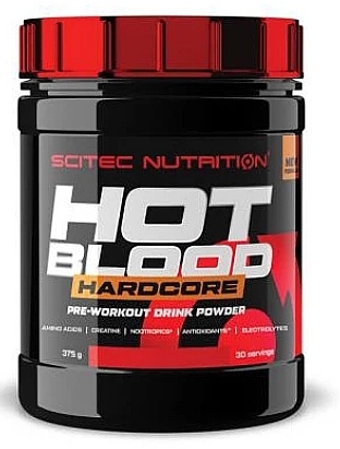 Предтренировочный комплекс - Scitec Nutrition Hot Blood Hardcore Pink Lemonade — фото N1