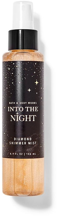 Парфумований спрей для тіла - Bath and Body Works Into The Night Diamond Shimmer Mist — фото N1