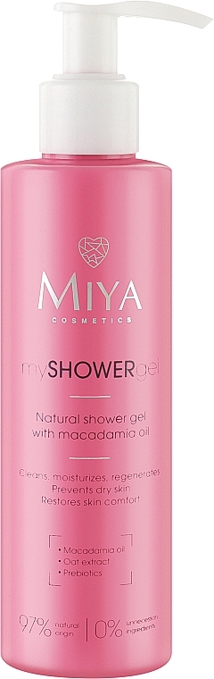 Гель для душа с маслом макадамии - Miya Cosmetics mySHOWERgel