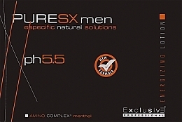 Ампулы против выпадения волос - Exclusive Professional Pure SX Men Energyzing Lotion — фото N1
