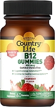Парфумерія, косметика Харчова добавка "Вітамін В12" - Country Life Vitamin B 12 Gummies