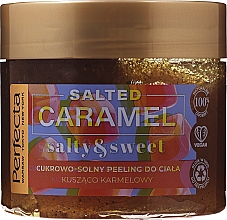 Парфумерія, косметика Цукрово-сольовий скраб для тіла із запахом солоної карамелі - Perfecta Salted Caramel Salty & Sweet Peeling