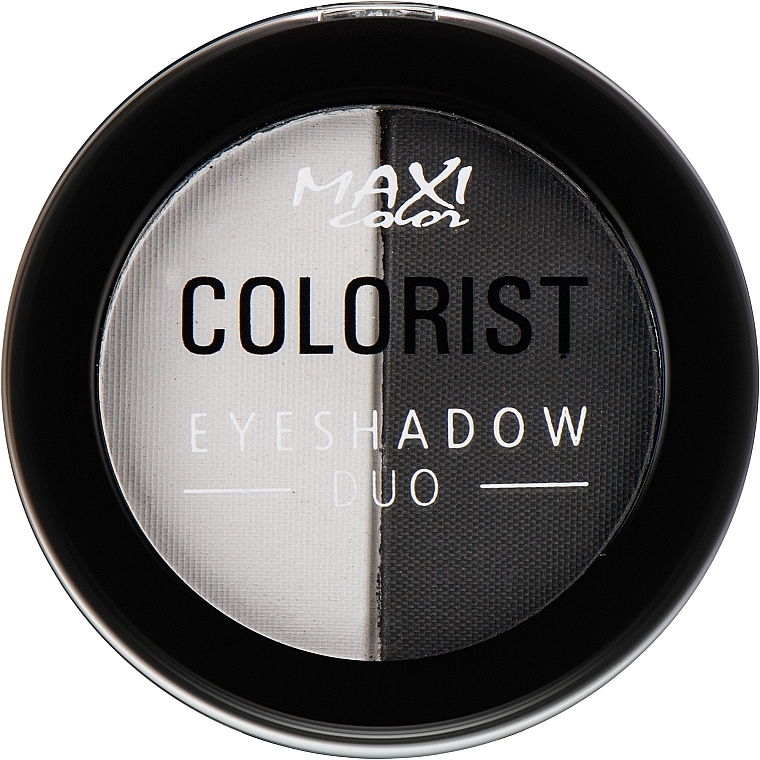 Тіні для повік матові - Maxi Color Colorist Eyeshadow Duo — фото N2
