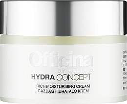 Крем для лица интенсивный, увлажняющий - Helia-D Officina Hydra Concept Rich Moisturising Cream — фото N2