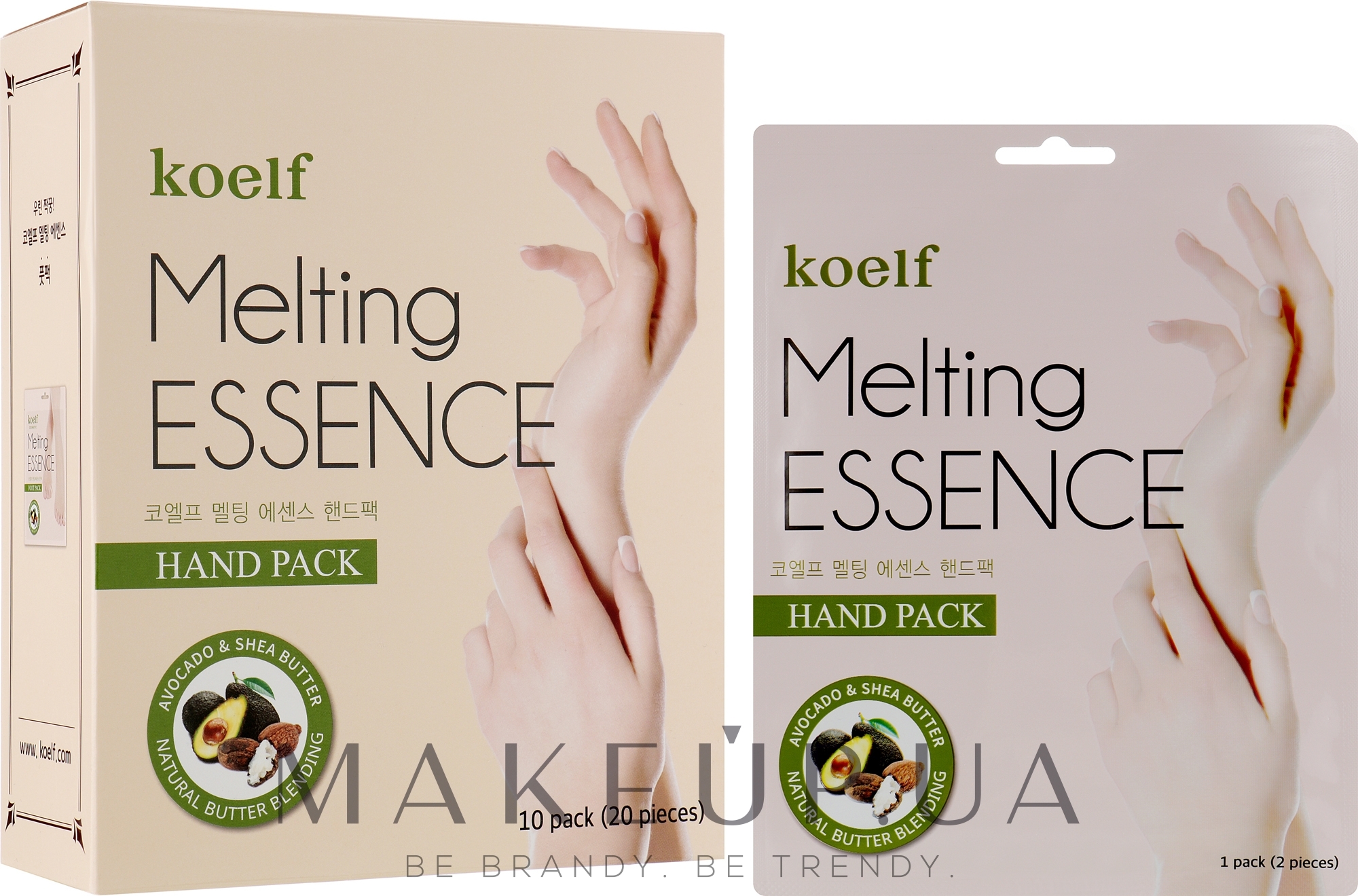 Маска для рук - Petitfee & Koelf Melting Essence Hand Pack — фото 10шт