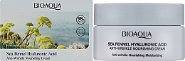 Живильний крем для обличчя від зморшок - Bioaqua Sea Fennel Hyaluronic Acid Cream — фото N2