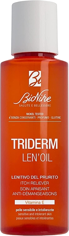 Успокаивающее масло - BioNike Triderm Len'Oil — фото N1