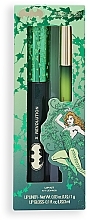 Парфумерія, косметика Набір - Makeup Revolution X DC Lucky Kiss Poison Ivy Lip Kit (lip/gloss/3 ml + lip/liner/1 g)