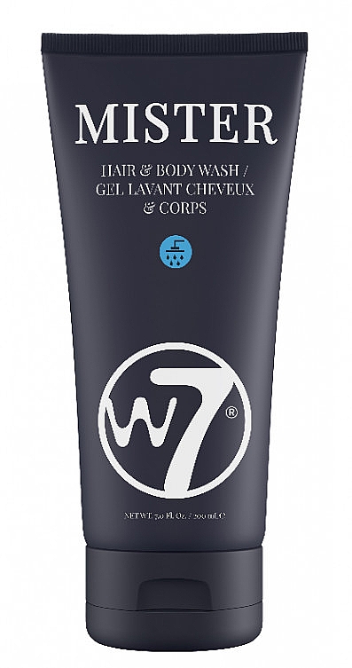Шампунь-гель для душу 2 в 1 - W7 Mister Hair & Body Wash — фото N1