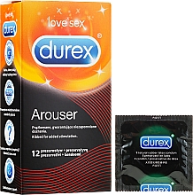 Презервативи ребристі, 12 шт. - Durex Arouser — фото N2