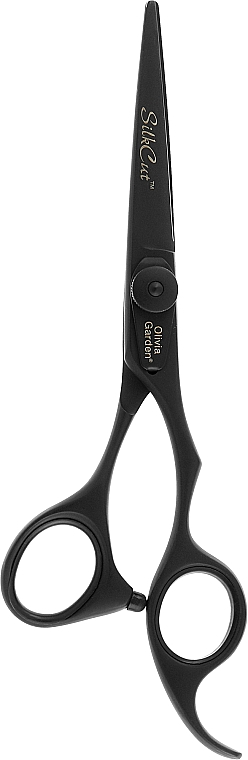 Ножницы для стрижки SilkCut 5-75B - Olivia Garden SilkCut Shear Matt Black Edition — фото N1