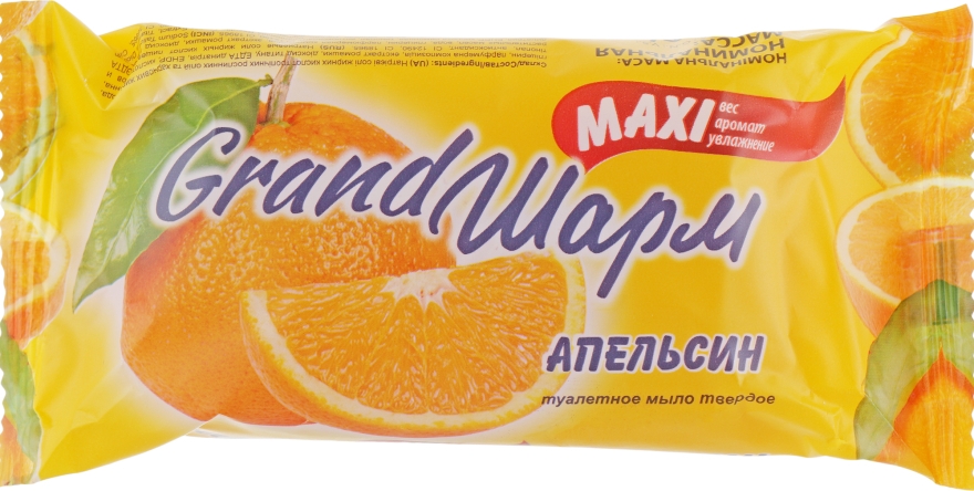 Мыло туалетное "Апельсин" - Grand Шарм Maxi — фото N1