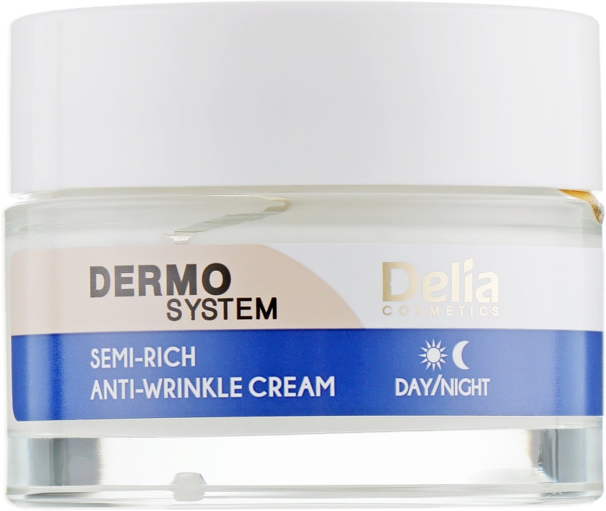 Крем для лица, антивозрастной - Delia Dermo System Semi-Rich Anti-Wrinkle Cream — фото N2