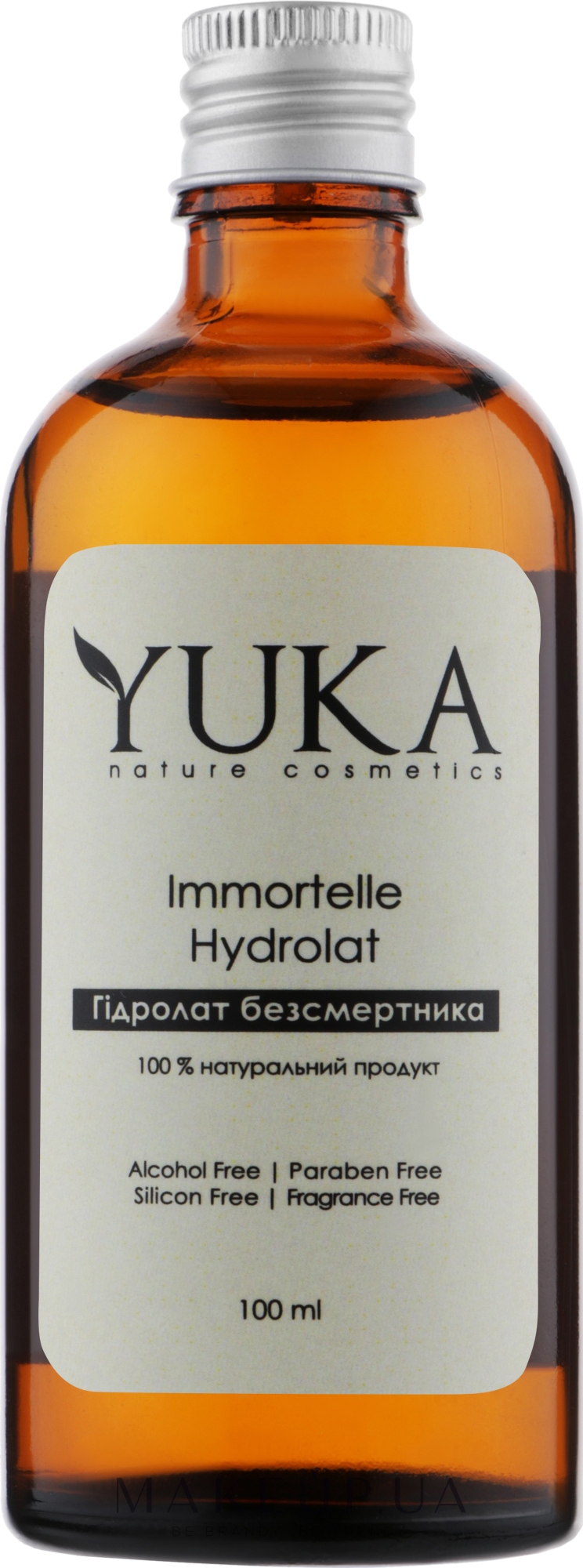Гідролат безсмертника - Yuka Hydrolat Immortelle — фото 100ml