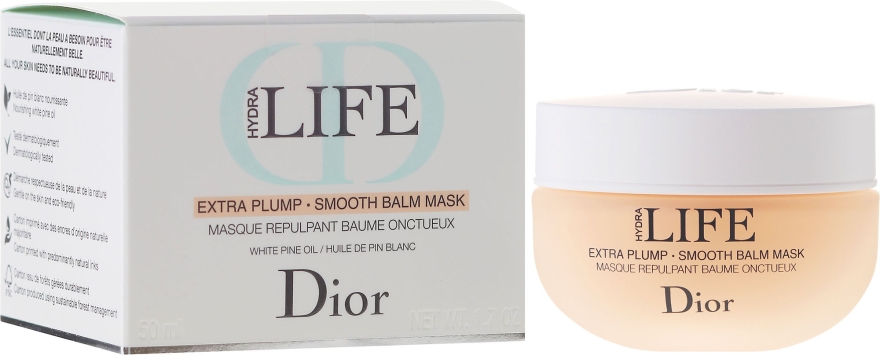 Питательная маска-бальзам для лица - Dior Hydra Life Extra Plump